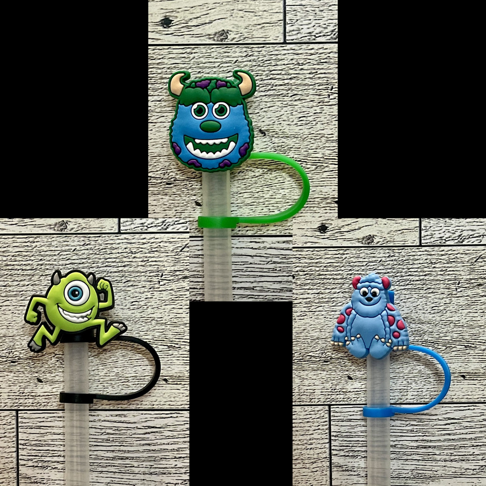 Monsters 8MM Straw Toppers