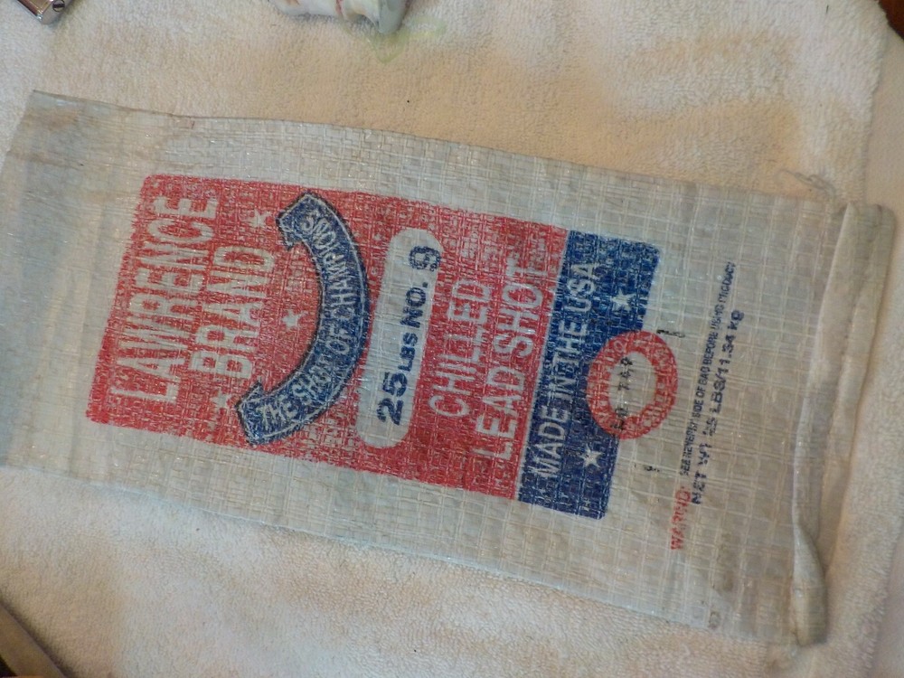 LAWRENCE BRAND  NYLON SHOT BAG EMPTY