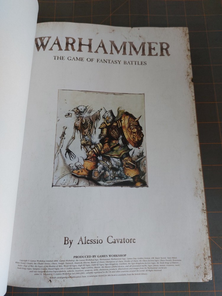 Warhammer Fantasy Core Rulebook 2006 Hardback