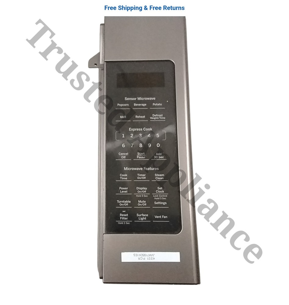 Microwave Control Panel Console L201604282840428 Stainless