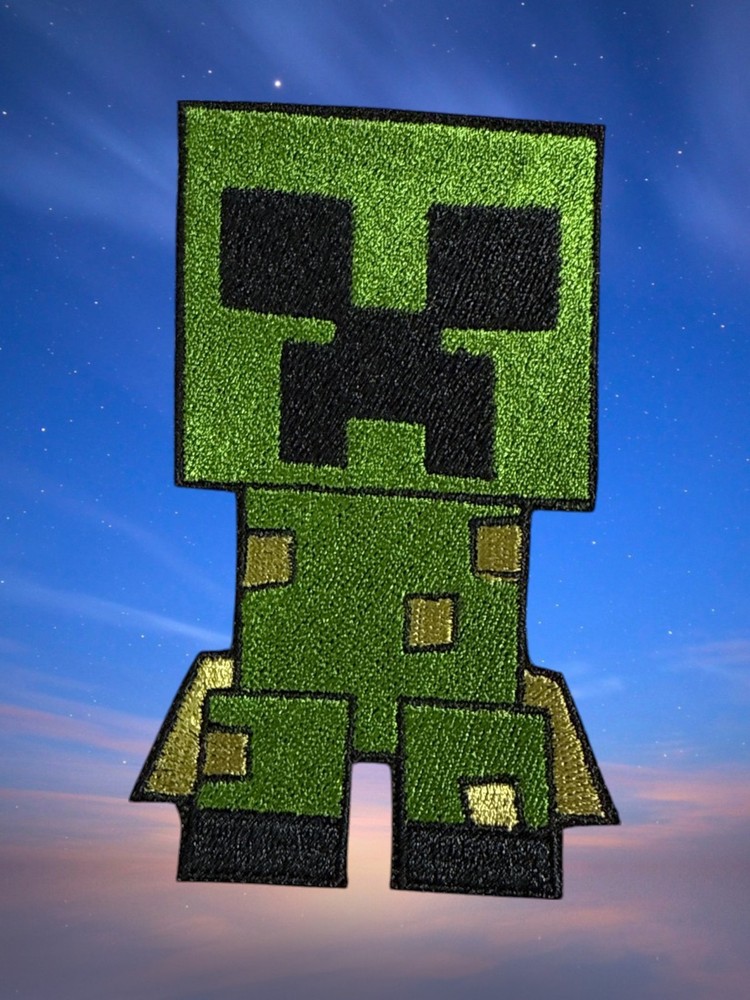 Minecraft Embroidery Patch 7" & 10"