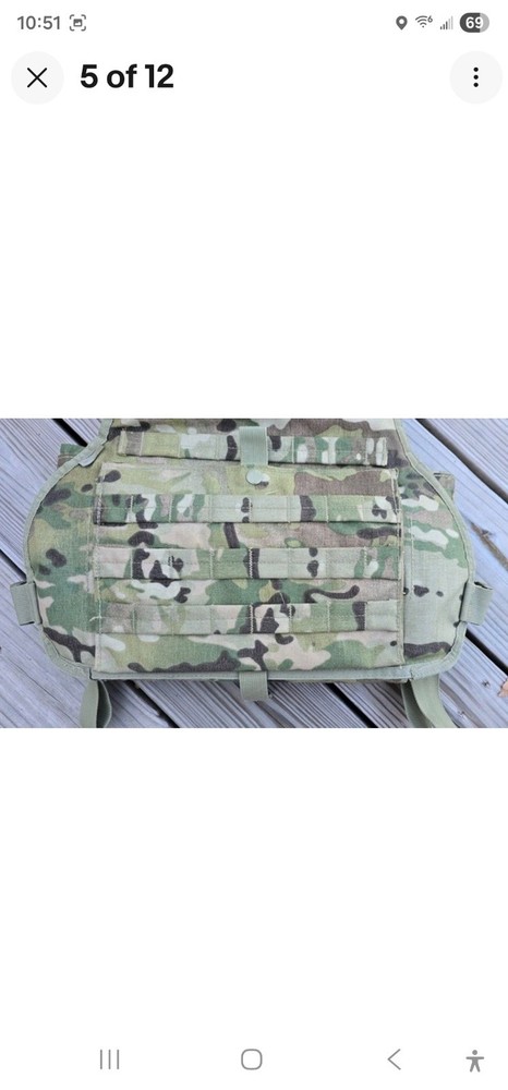 Rothco MultiCam MOLLE Plate Carrier Tactical Vest