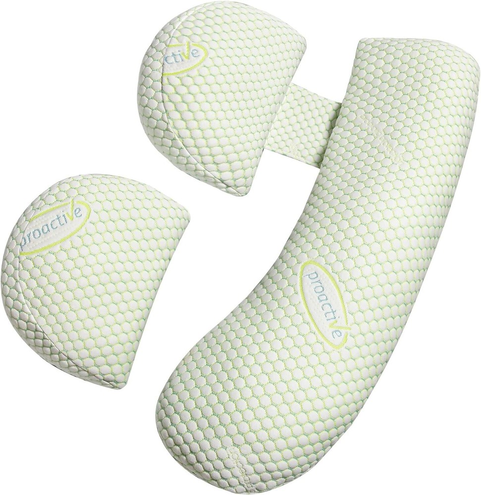 Pregnancy Support Pillow Adjustable & Detachable Support Back, Legs, Belly & Hip