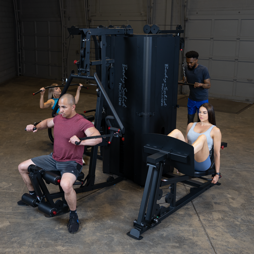 Body Solid S1000 Commercial Four Stack Gym Multi Station Selectorized Machine
