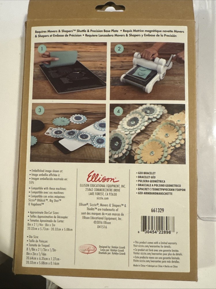 Sizzix MOVERS SHAPERS THINLITS 661329