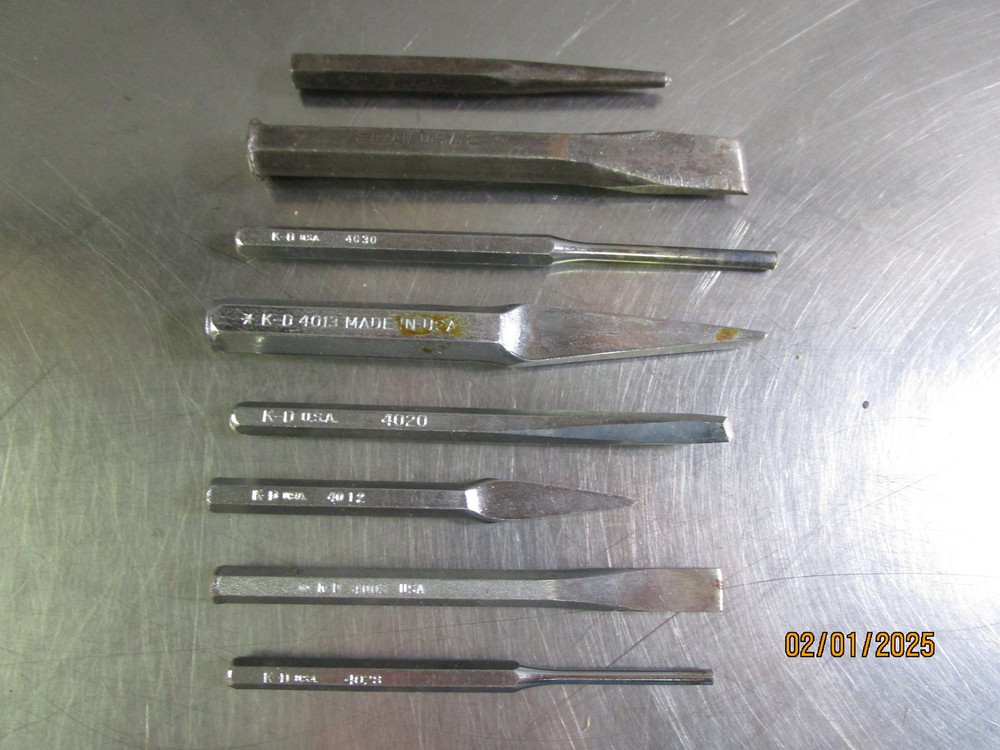 KD Tools 9pc Punch & Chisel Set