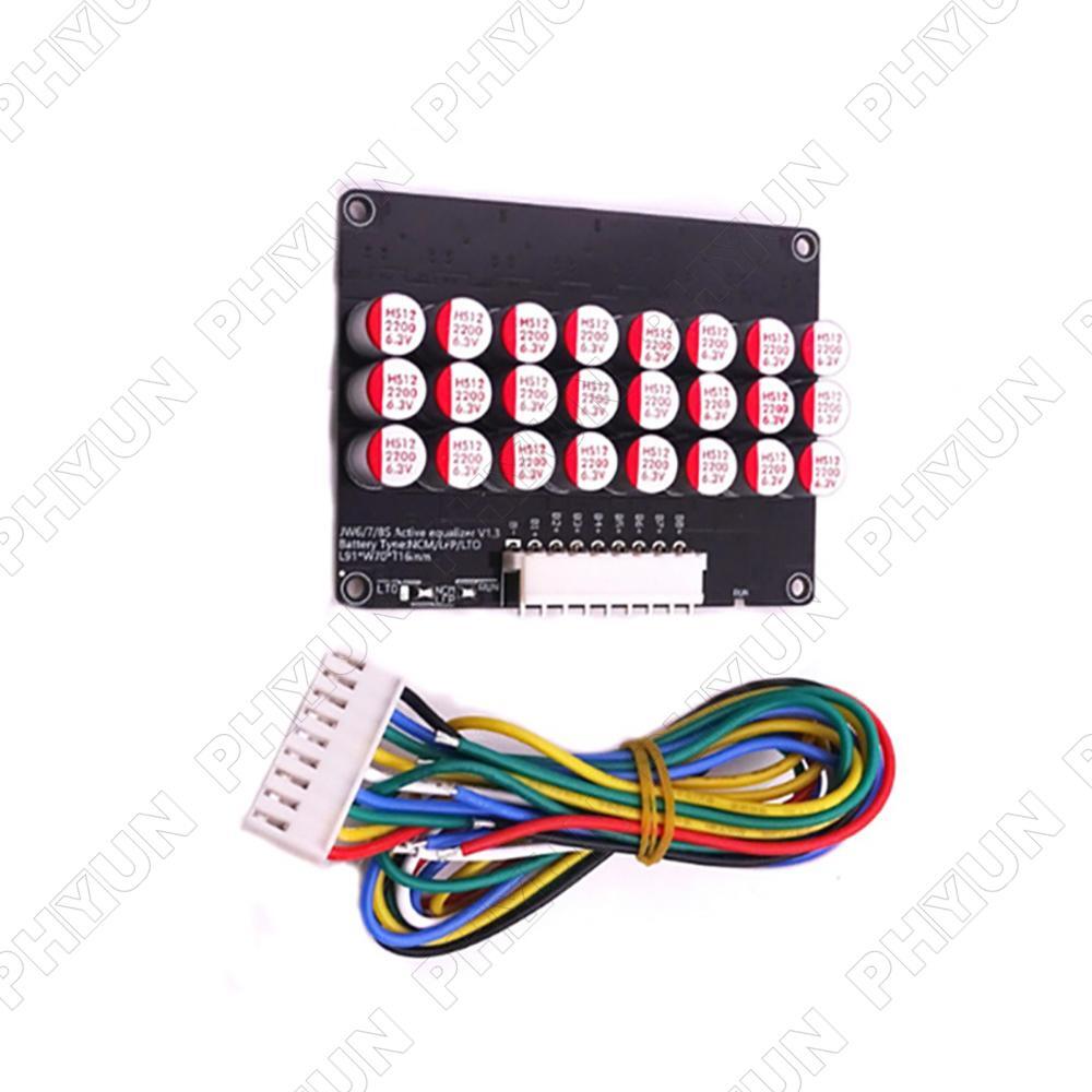 8S Capacitive Active-Balancer Active Balancing Equaliser Board Li-ion 1.8V-4.5V