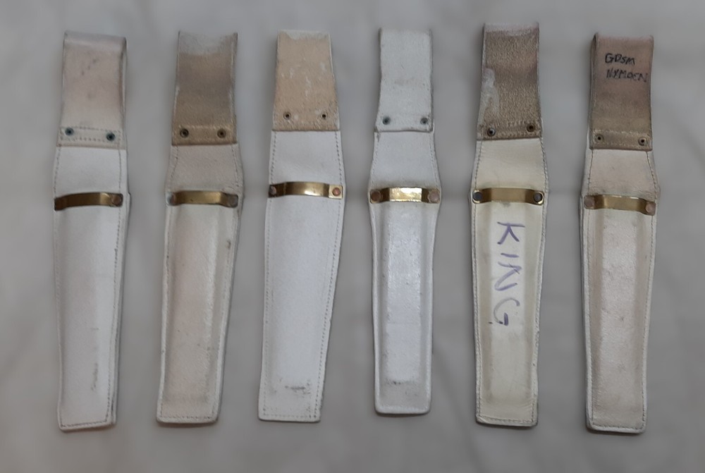 Frog Buff Leather British Army Parade Pattern Leather Scabbard / Carrier