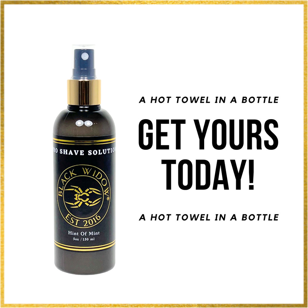 Black Widow Pro Shave Solution For Sensitive Skin For All Skin Types