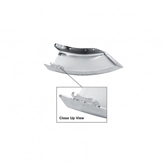 Chrome Freightliner M2 (112) Bumper End - 28.35" - Driver