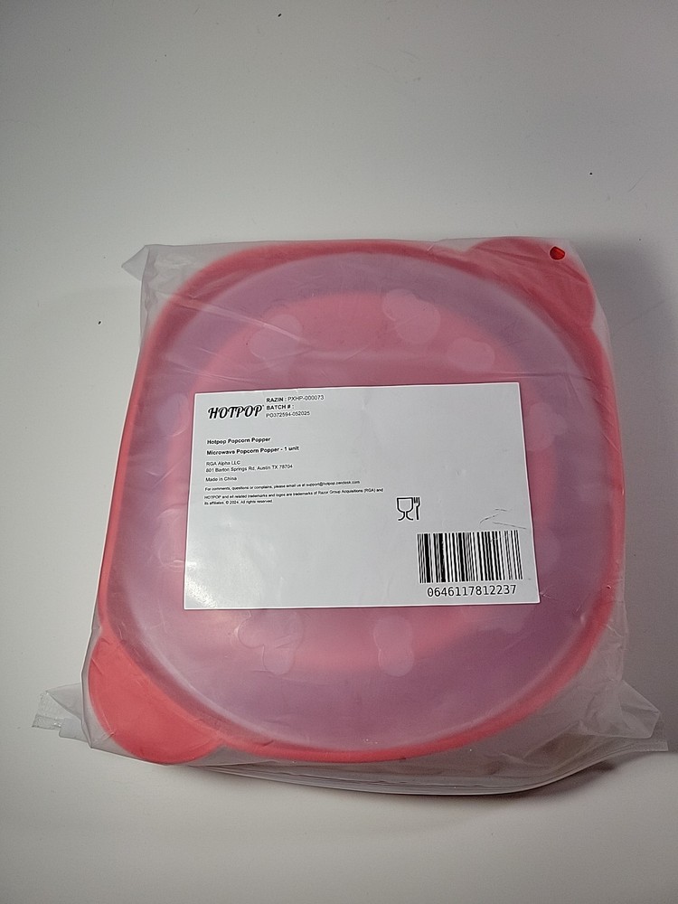 The Original HotPop Silicone Popcorn Maker - Microwave Popcorn Popper