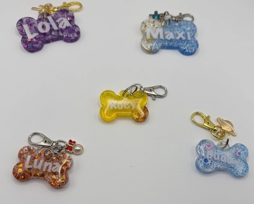 Resin Dog Bone Tag