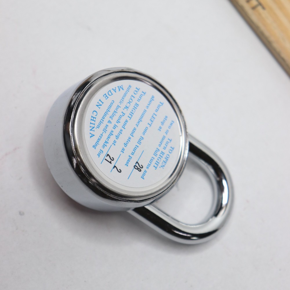 AOSRUM Safe Combination Padlock Steel Red