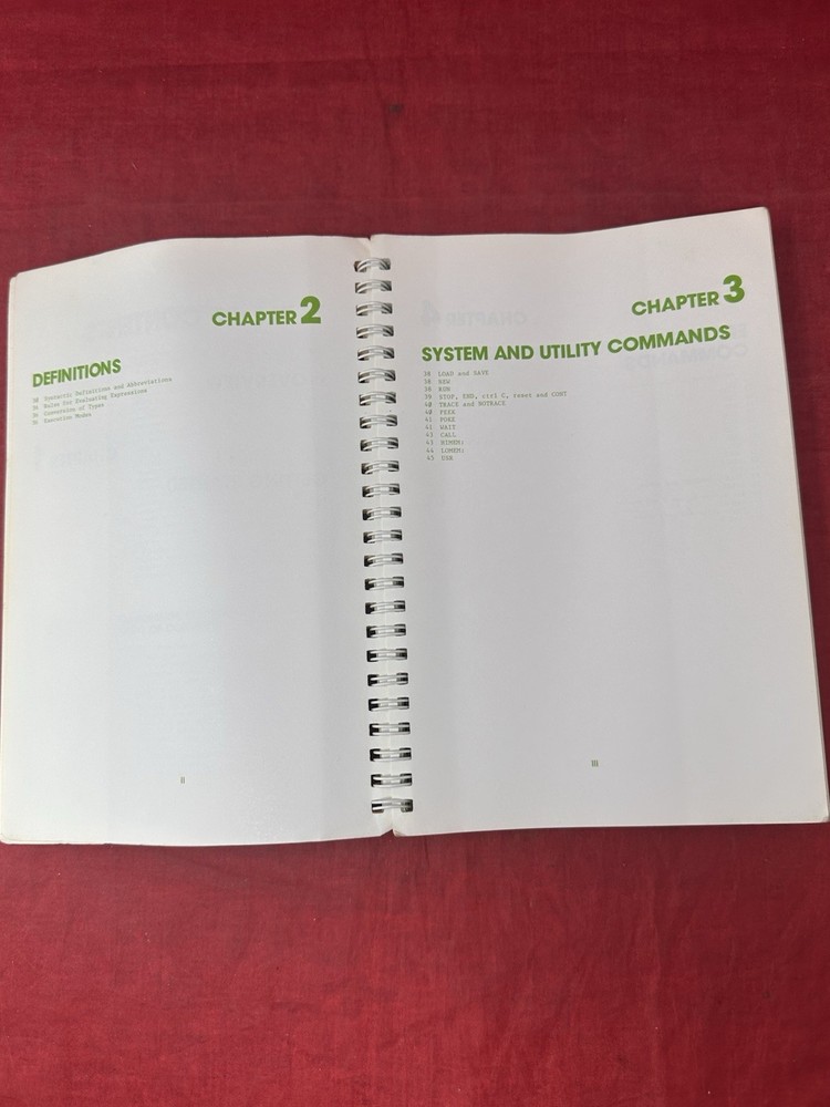 Applesoft II Basic Programming Reference Manual VTG 1978 w/ Foldout Spiral Book