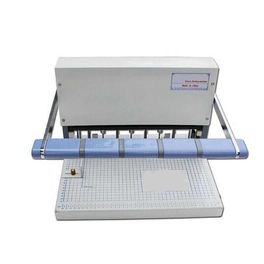 XD-S40 3 Hole Electric Punch Binding Machine Line Binding Machine Paper Cutter