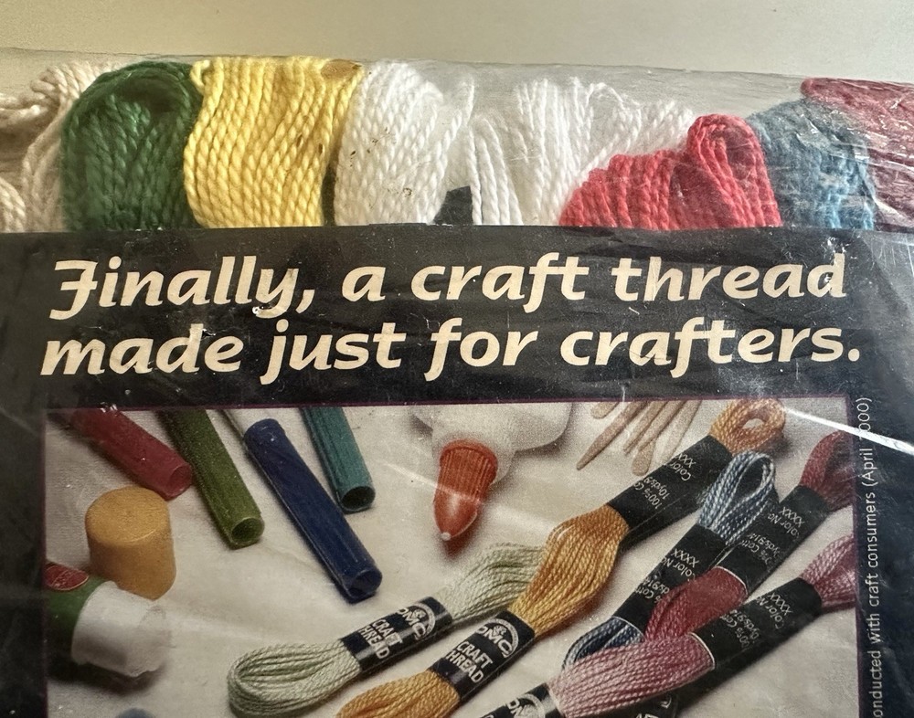 DMC Craft Thread Non-divisibile 33 Skeins For Crafting Projects Multicolor