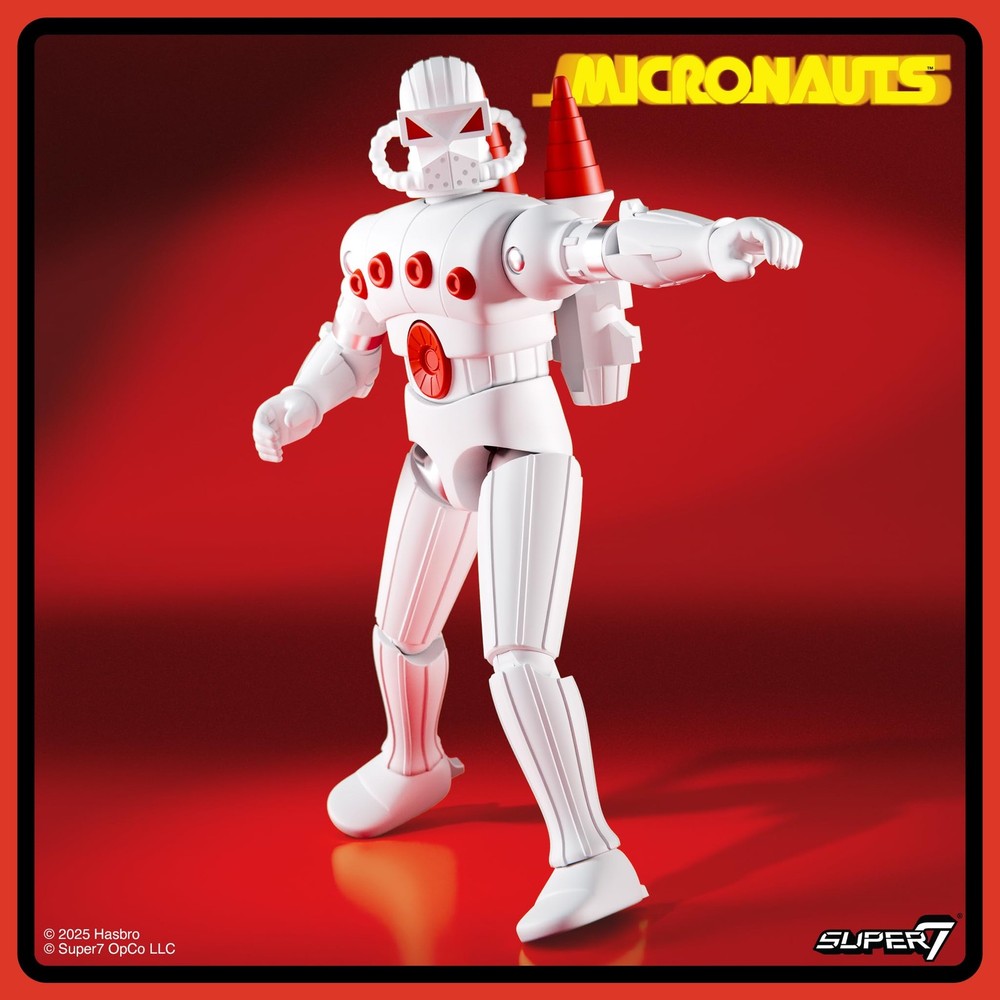 Super7 Reaction+ Micronauts Force Commander - 3.75 inch Scale, Multicolor