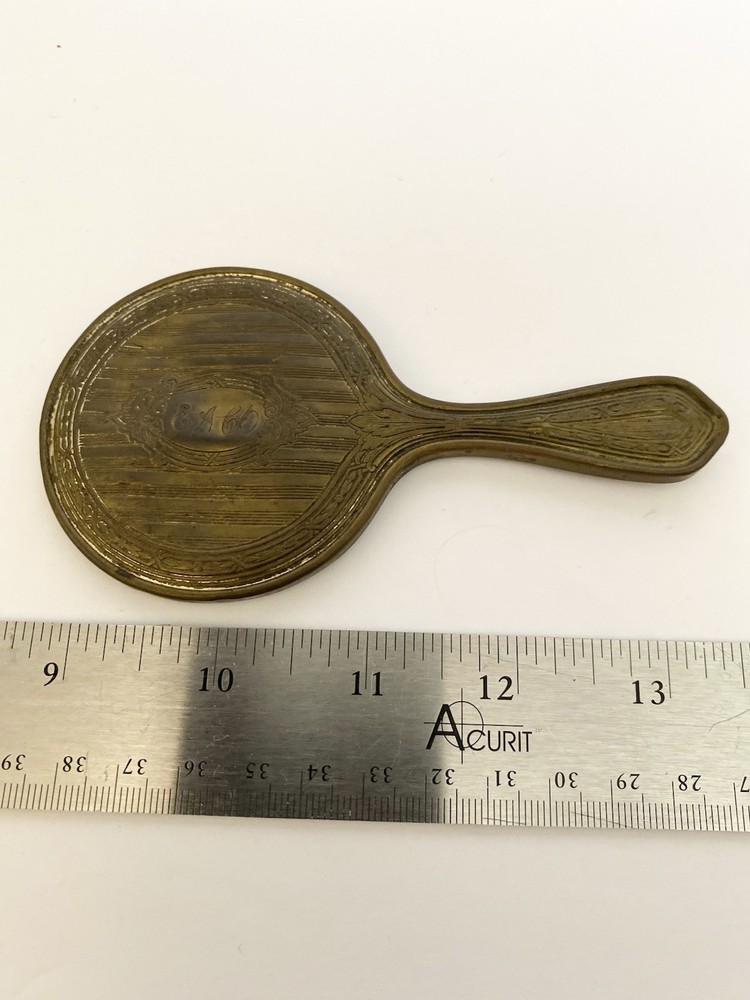 antique Edwardian-era handheld Mirror