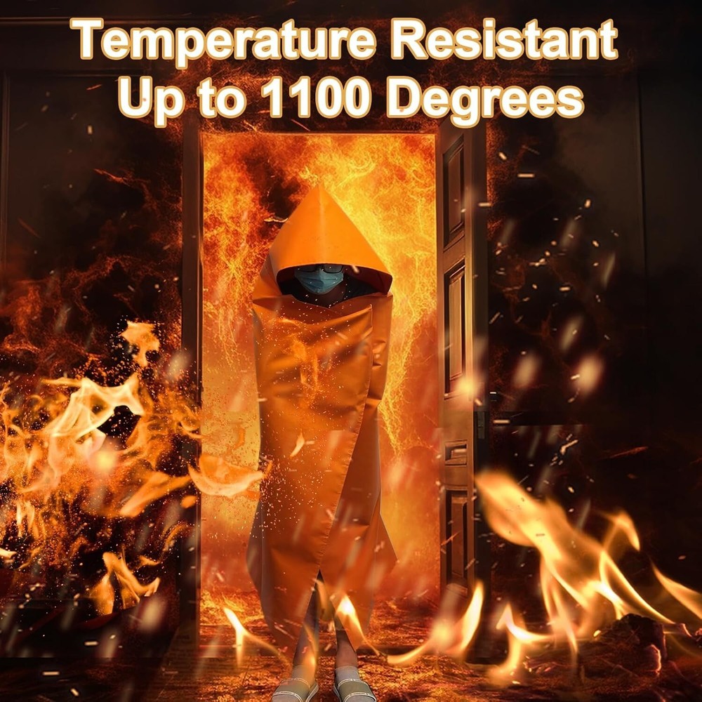 Fireproof Blanket | Fire Cloak | Fireproof Cloak/Cape | Emergency Fire Cape