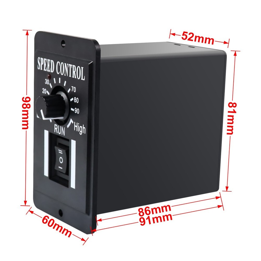 PWM DC 10-60V 6A DC Motor Speed Controller Reversible Switch Dimmer Regulator