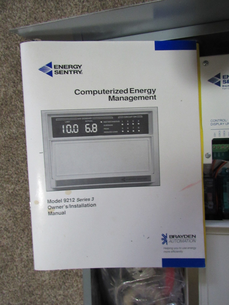 NOS Brayden Energy Sentry 9212 Computerized Energy Load Demand Controller