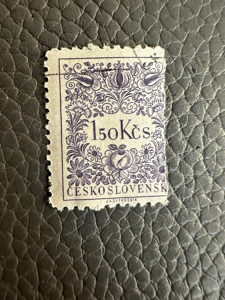 1954 Czechoslovakia New Figure Drawing 3Kcs  Postmark Stamp