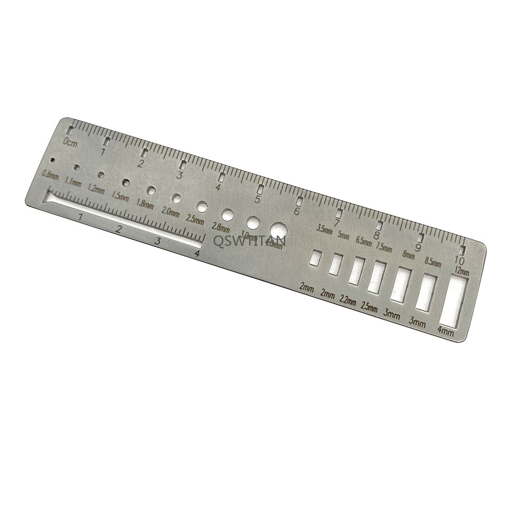 Measuring Ruler for Kirschner wire Drill Screw Plate measuring diameter