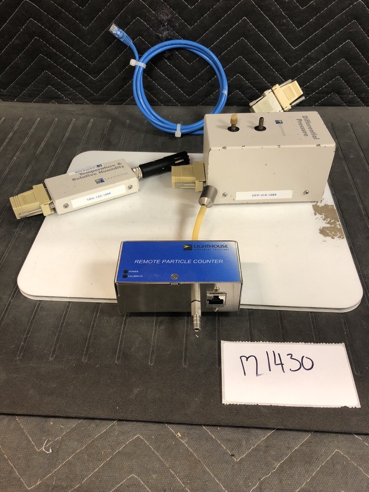 Lighthouse Remote Particle Counter, Temp & Relative Humidity + Diff Pressure