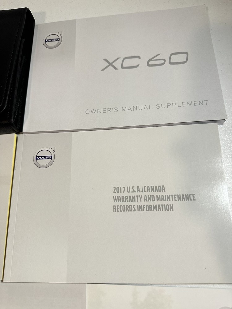 2017 Volvo XC60 Owner's Manuals Set