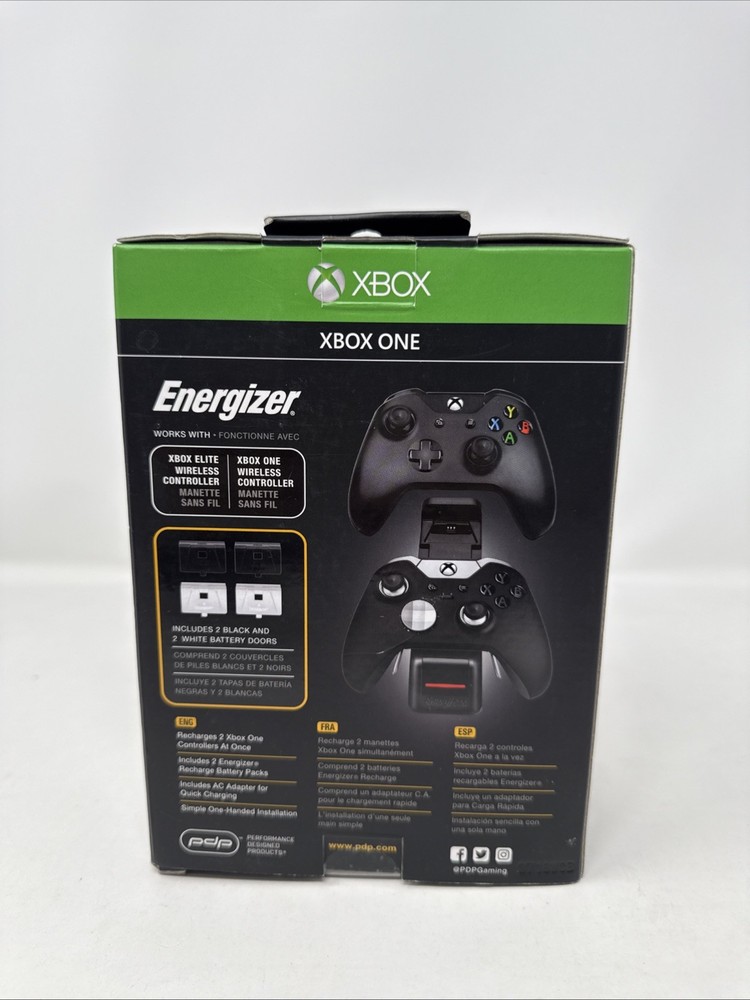 NEW PDP 0018 Energizer 2X Charge System for Xbox One Controller