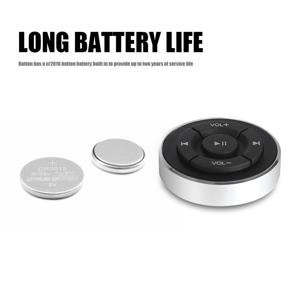 2X Wireless Bluetooth-compatible Car Steering Wheel Media Remote Control Shutter