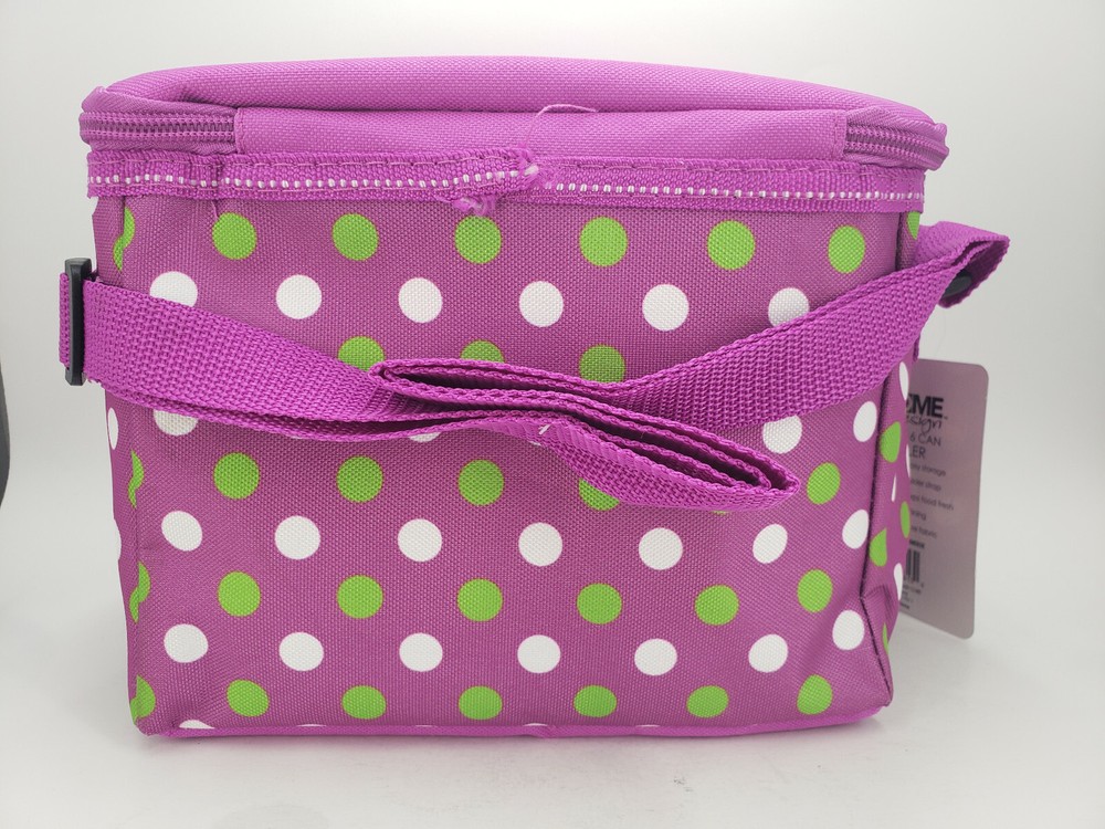 INSULATED 6 CAN COOLER COLLAPSIBLE ADJUSTABLE STRAP HEAVY INSULATION DURABLE