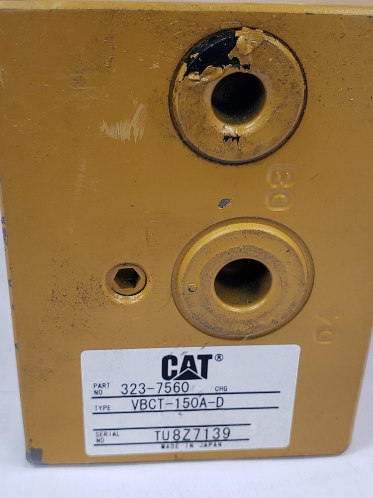 OEM CAT 323-7560 Hydraulic Shuttle Valve