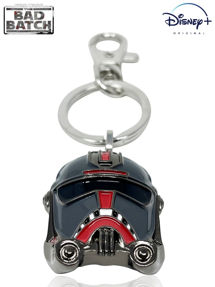 Official Star Wars BAD BATCH HUNTER 3D Metal HELMET Keychain