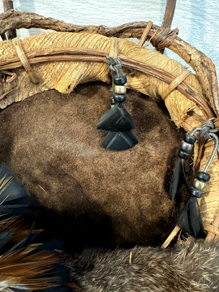 NATIVE AMERICAN SUN SPIRIT BASKET