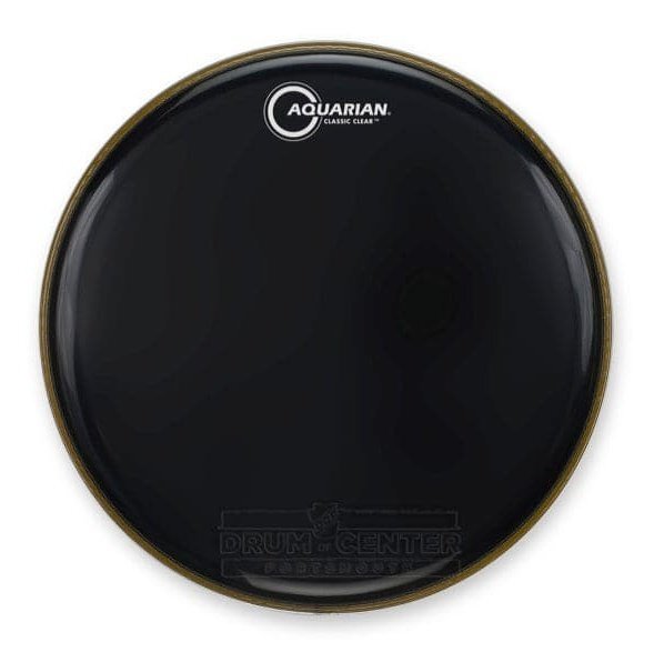 Aquarian Classic Clear Black Drumhead 15"