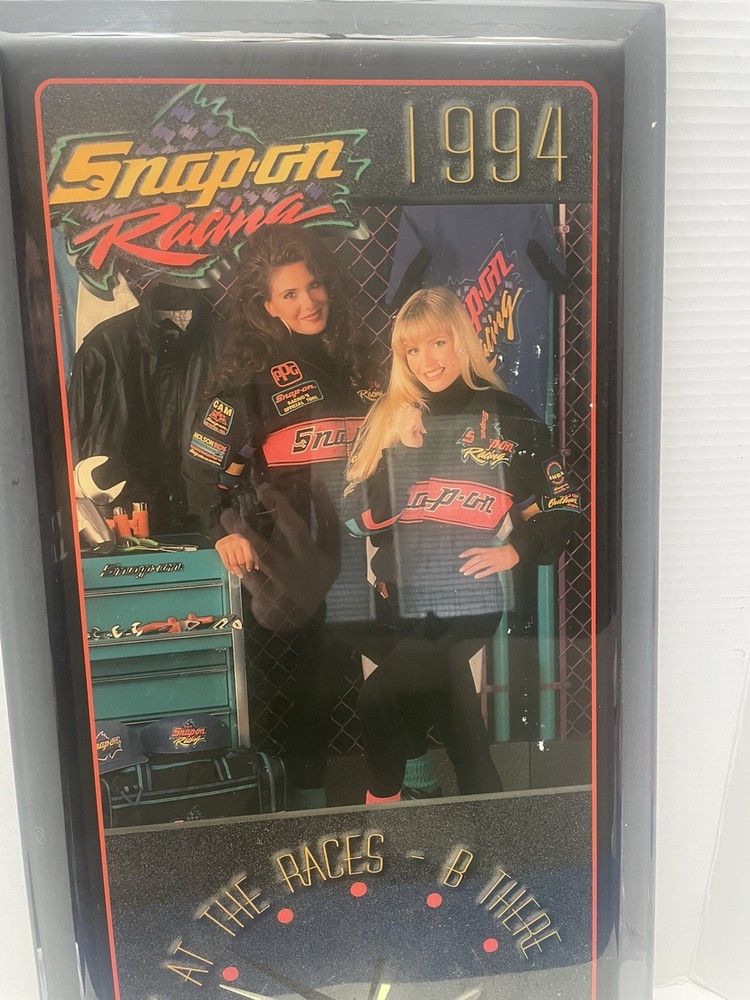 Vintage 1994 Snap-on Racing Wall Clock