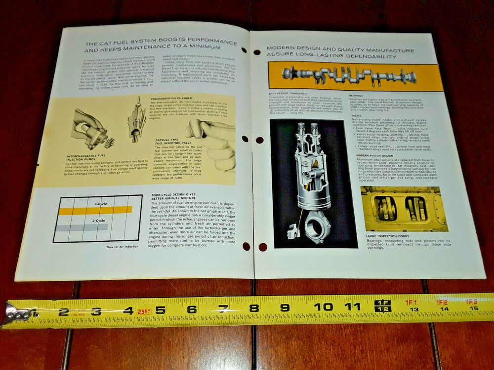 CATERPILLAR CAT V-16 ENGINE BROCHURE