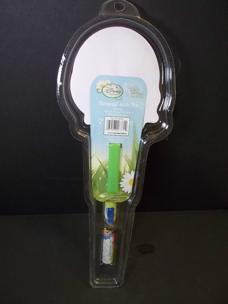 Disney Fairies Tinkerbell Pen & Notepad set NIP