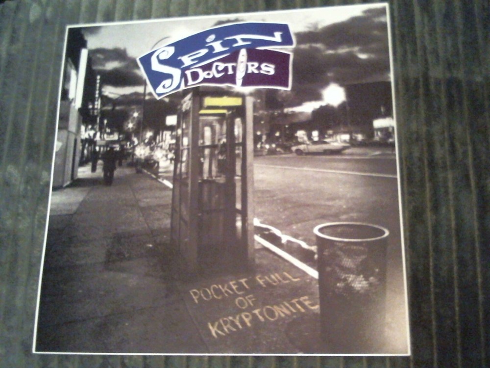 1992 SPIN DOCTORS - KRYPTONITE - ALBUM FLAT DOUBLE SIDED PROMO DISPLAY POSTER