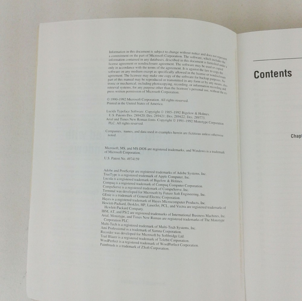 Getting Started with Microsoft Windows 3.1 User's Guide 1992 Genuine OEM Book