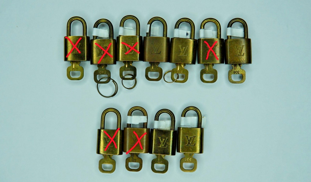 Louis Vuitton Lock and Key Set Vintage