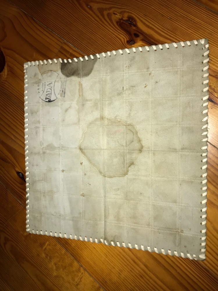 Rustic Genuine Cowhide Chess And/or Checker Board 19”x19”