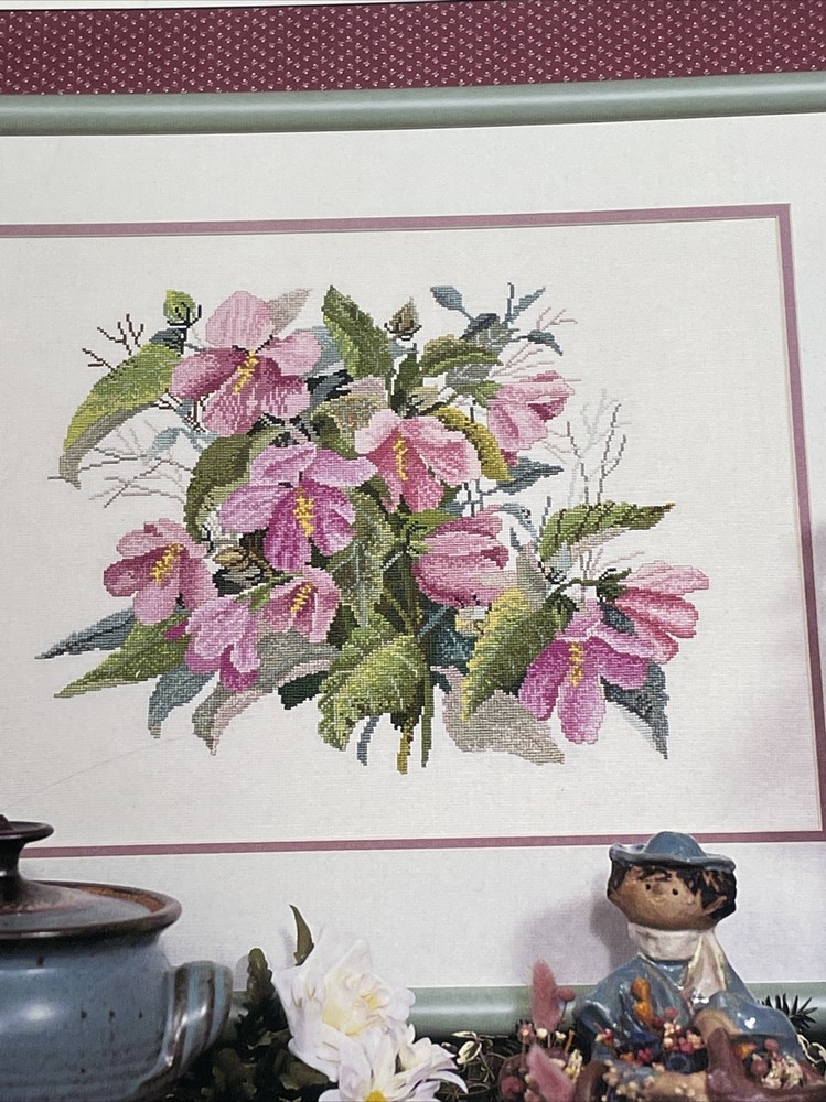 Ginger & Spice Rose Mallows 9602 Cross Stitch Pattern