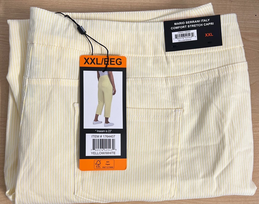 Mario Serrani Ladies' Pull-On Capri