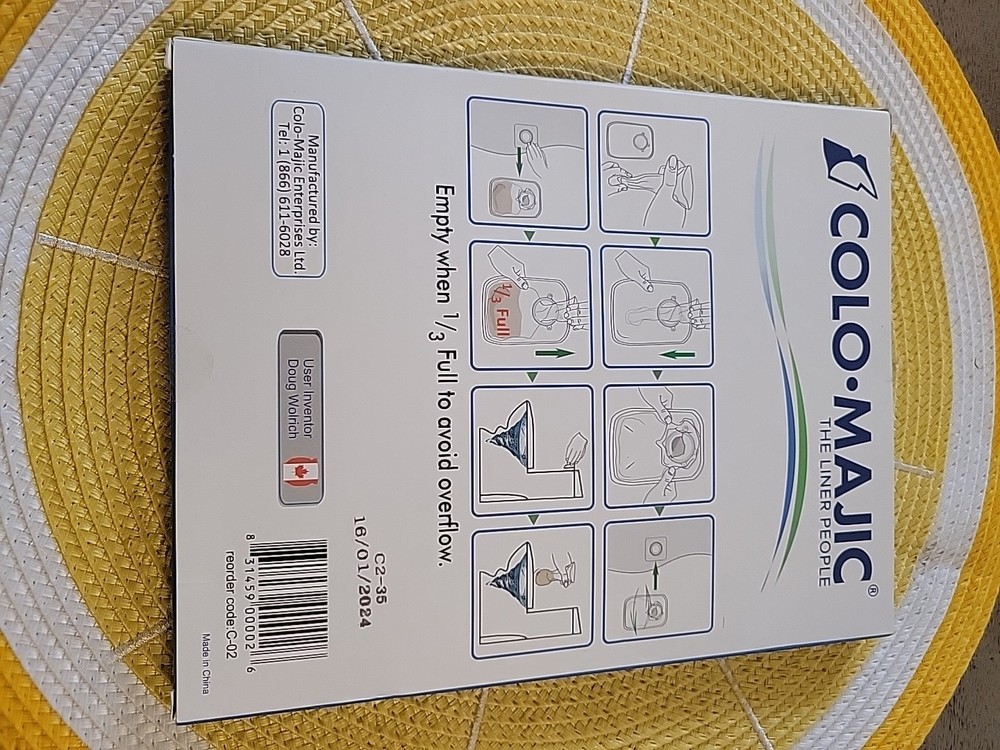 Colostomy Liners 100 Medium Count Biodegradable Ostemy C-02