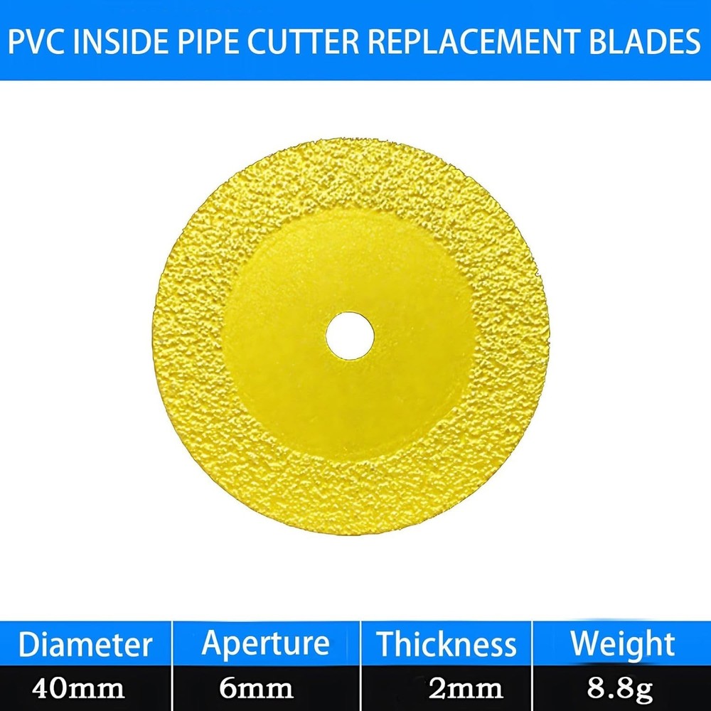 Pvc Inside Pipe Cutter Replacement Blades, 10 Pcs Inside Pipe Cutter Replacem...