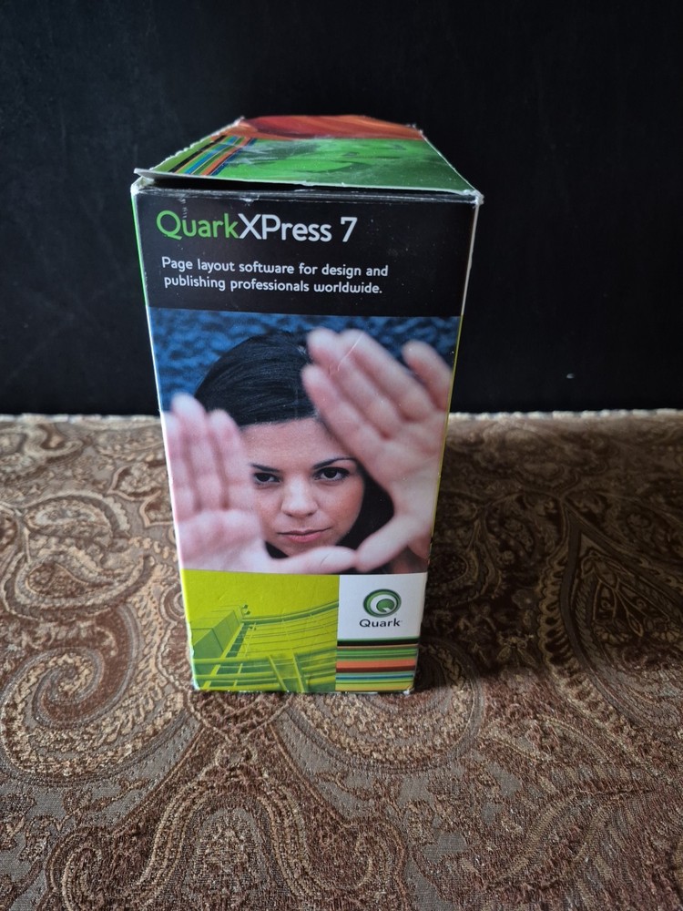 QuarkXPress 7 for Windows - Complete With Manuals, Paperwork, Discs - Used