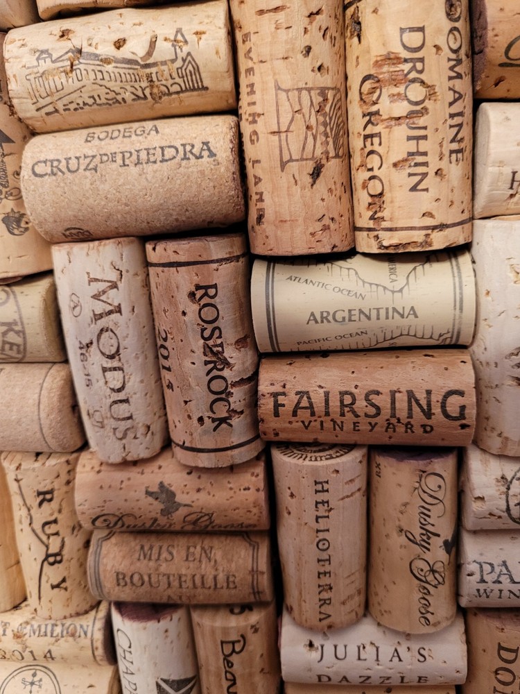 Wine Corks Tray Black Framed 11x14 Unique