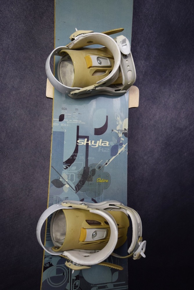 K2 SKYLA SNOWBOARD SIZE 151 CM WITH FORUM LARGE BINDINGS